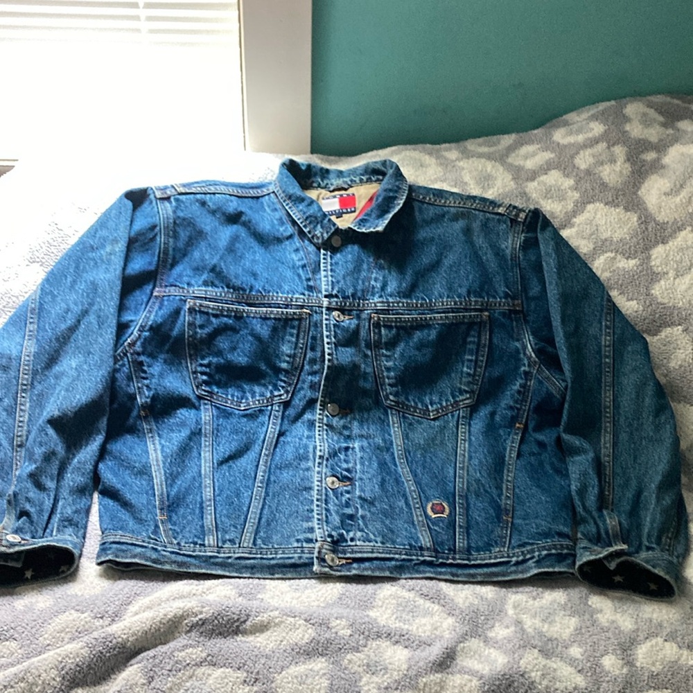 Tommy Hilfiger | Jean Jacket with Texas flag print inside